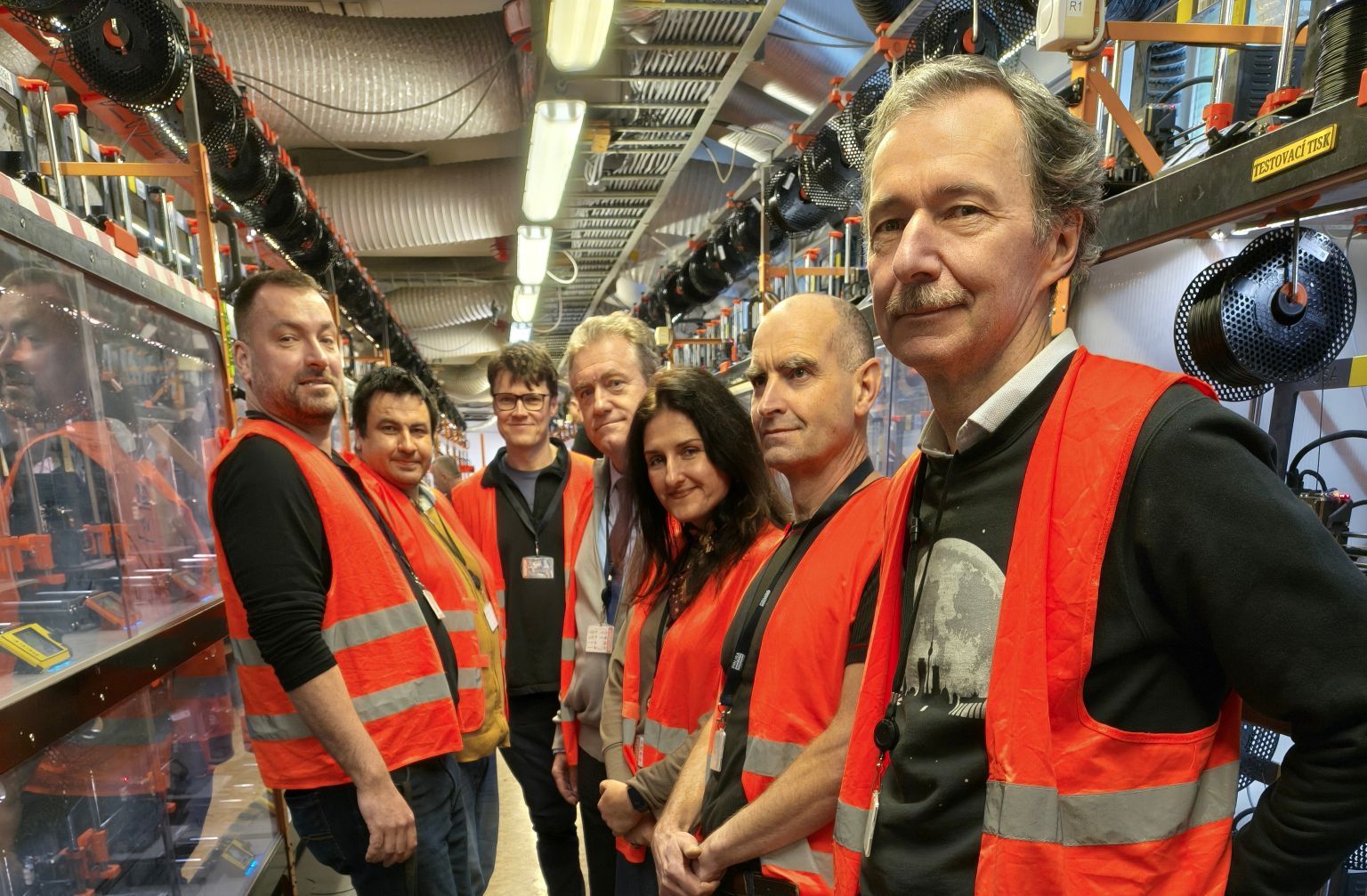 3/10/2026 Department of Control Theory Visits Leading 3D Printer Manufacturer Prusa Company