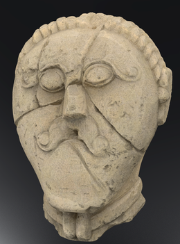 3D BTF plaener model of the Celtic druid head (300 BC).